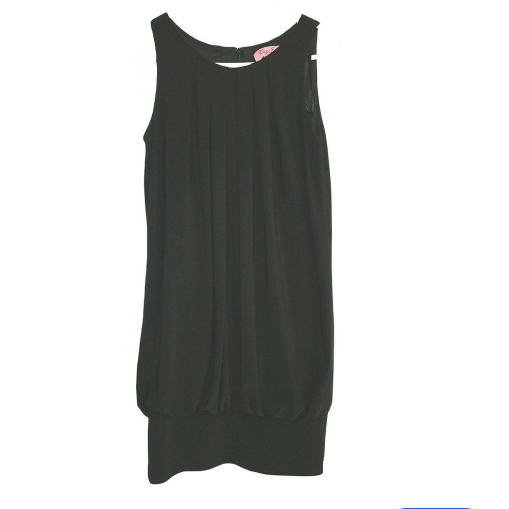 Calvin Klein Black Mini Dress, body con with sheer bubble - Picture 12 of 12